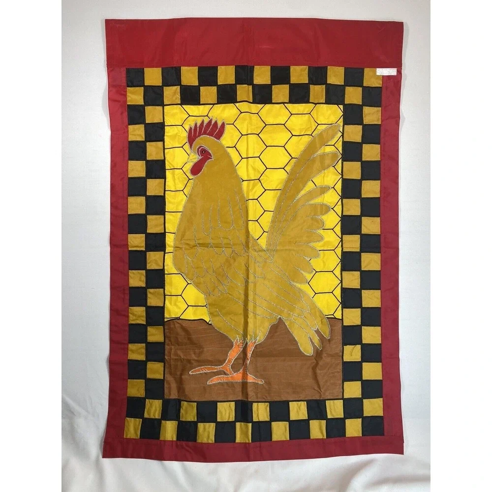Rooster Garden Maryland State Colors Flag‎ 32x47 Indoor Outdoor
